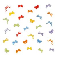 Patchs brodés en forme de nœud papillon, thermocollants ou à coudre, adaptés aux accessoires vestimentaires DIY tels que vêtements, sacs et chapeaux