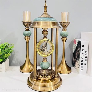Vintage di lusso Boheme orologio da tavolo e portacandele Set di decorazioni per la casa accessori per il natale per l'illuminazione della stanza - Product Image 4