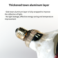 Musyder 175W Ampoule chauffante en quartz renforcé brillant pour porcelet Lampes chauffantes infrarouges étanches pour volaille et bétail