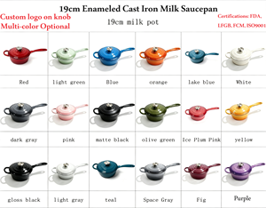 Olla para Sopa de Hierro Fundido Esmaltado Clásica de 19 cm con Tapa, Asa Única, Apta para Horno e Inducción, Antiadherente, Fácil de Limpiar - Product Image 6
