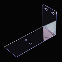 Supports en polycarbonate transparent sur mesure professionnels (L-Bracket, Z-Bracket) – Usinage CNC, découpe et pliage OEM pour boîtiers électroniques