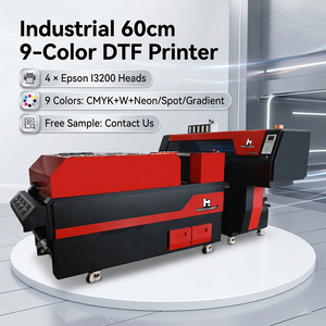 Industrial 60cm DTF Printer 4 I3200 Heads Pro 9-Color DTF <b>Printing</b> <b>Machine</b> with Neon Spot Gradient Color for T-Shirt - Product Image 1