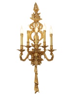 Applique murale LED de luxe de style européen, tout en cuivre, haut de gamme, grande double tête, créative, pour couloirs et salons