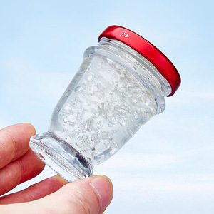 Nieuwe design lege 50ml glazen pot met schroefdeksel voor voedselconservering, pudding, eetbare vogelnestjes, visdarm, honing, jam, kaviaar - Product Image 4