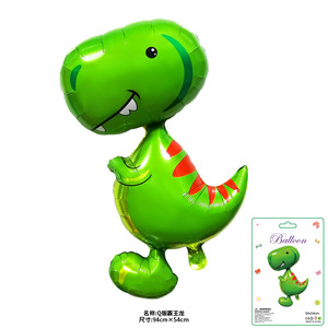 บอลลูนไทแรนโนซอรัส เร็กซ์ 94x54 ซม. การ์ตูนไดโนเสาร์ตกแต่งปาร์ตี้วันเกิด - Product Image 1