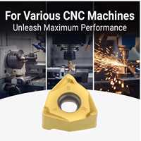 Plaquette de fraisage en carbure XNEX080608 pour acier, fonte, acier inoxydable, machines CNC