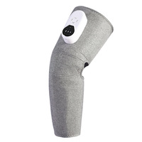 Masseur électrique pour les jambes avec compression d'air et thérapie thermique, masseur enveloppant complet pour les mollets et les cuisses, appareil de soin des genoux et des jambes sans fil avec chauffage