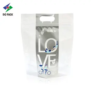 DQ PACK Custom Matte Finish Recyclable Plastic Bag Bolsa Doypack Stand Up Packaging Pouch