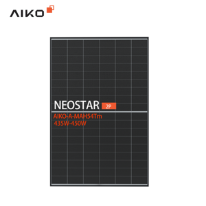 Module photovoltaïque Aiko 435-450W N-Type solaire bifacial à double vitrage, efficacité 22,5 %, résistance aux hautes températures, vente en gros d'usine - Product Image 1