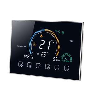 Thermostat intelligent programmable Wi-Fi 95-240V, 5+1+1 six périodes, commande vocale par application, rétroéclairage LCD, chaudière à eau/gaz, <span class=keywords><strong>chauffage</strong></span> thermore - Product Image 2