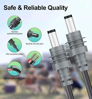 Câble de données de type C vers DC 5.5*2.1mm mâle de qualité, étanche, véritable charge rapide 100W, pour Starlink, pour plusieurs appareils