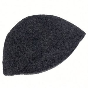 Double Layer Merino Wool <b>Hat</b> Thickened Autumn Winter Women's Ear Protection Ivy <b>Hat</b> - Product Image 5