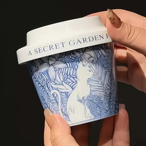 Tazas <span class=keywords><strong>de</strong></span> Café <span class=keywords><strong>de</strong></span> Cerámica <span class=keywords><strong>de</strong></span> 280ml/300ml con Diseño Clásico Vintage, Plato <span class=keywords><strong>de</strong></span> Doble Uso, Aptas para Lavavajillas, para Uso Diario en el Hogar, Té/Café - Product Image 4