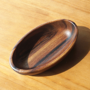 Wood Walnut Serving <b>Tray</b> Large Medium <b>Small</b> Storage Plate For Dessert Dinner Entryway Key Organizer - Product Image 4