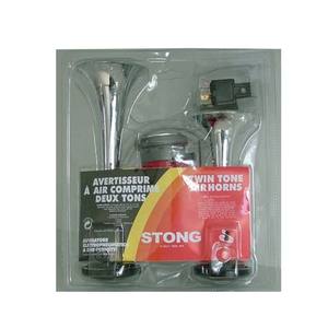 Corne à air musicale à deux tuyaux super puissante pour voiture, camion, train, bateau, 12v 24v, vente chaude - Product Image 6
