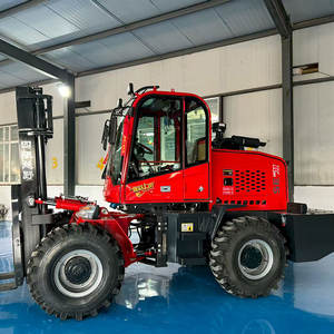 Epa סטנדרטי תואם 3.5t המבטא את הכביש מלגזה 4WD דיזל הידראולי רדיוס סיבוב קטן עבור כל terrains - Product Image 3