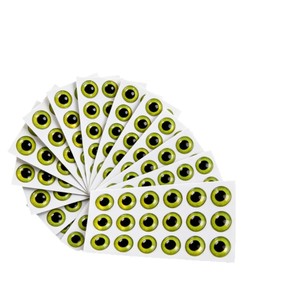 Pegatina de epoxi de cristal para ojos de señuelos Li Heng, fina, plana, realista, efecto ojo de gato, autoadhesiva, accesorio de pesca - Product Image 1