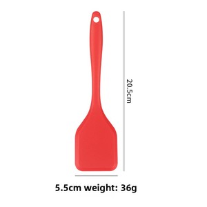 <b>Silicone</b> Small Non-stick Mini Spatula Stir-fry Shovel Yangjiang Kitchen <b>Tool</b> AS-201 - Product Image 3