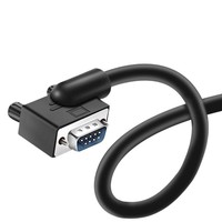 Niquelado 180 °   Cable de datos con terminal RS232 de 3 núcleos, conector hembra DB9, cable de conexión macho DB9