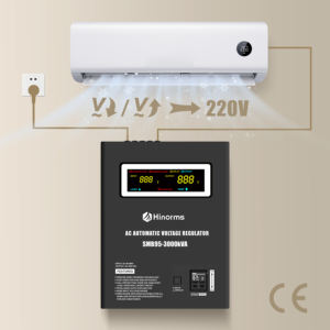 Reguladores de voltaje automáticos, estabilizadores Pitbull, montaje en pared, CA 220V, para aire acondicionado, tipo relé, fuente de alimentación AVR - Product Image 1