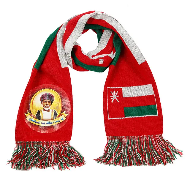 Écharpe de Fan de Football de l'équipe de Sport, Logo imprimé personnalisé, écharpe tricotée en acrylique à la mode, foulard de Club de Football
