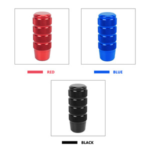 RASTP Car Gear <b>Shift</b> <b>Knob</b> Aluminum Alloy M8 M10 M12 Ergonomic Anti Slip Black 94mm Modification Part - Product Image 4