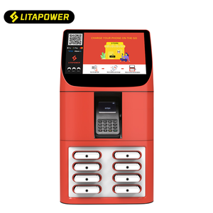 Station de Location de Batteries Externes OEM avec TPE <span class=keywords><strong>PAX</strong></span> 8 Fentes Distributeur Automatique de Chargeurs Portables Partagés pour Restaurant Café Bar - Product Image 2