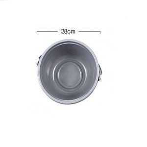 Seau de rangement en plastique 28 cm, matériau PVC durable pour usage domestique - Product Image 1