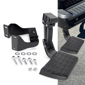 Marchepied rétractable pour hayon arrière 75312-01A pour Ford F150 2015-2020 en alliage d'aluminium, acier inoxydable et plastique PA66 - Product Image 1
