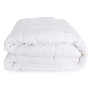 Sıcak satış yıldız kabartma yatak yorgan beyaz dikiş polyester şeftali yatak yorgan ev otel için