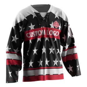 เสื้อเจอร์ซีย์ฮอกกี้น้ำแข็งลายพรางแบบโอเวอร์ไซส์ แขนยาว น้ำหนักเบา สำหรับผู้ชายและผู้หญิง - Product Image 3