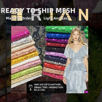 Vente en gros, expédition immédiate : RX173, 3mm, 34 couleurs, flanelle bordeaux fluorescente, broderie à sequins, pour chaussures de mariage et textile de maison