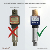 Transducteur de pression pour compresseur d'air industriel 0-10V DIN43650A, capteur pneumatique de vide, affichage numérique LCD, transmetteur de gaz IP65