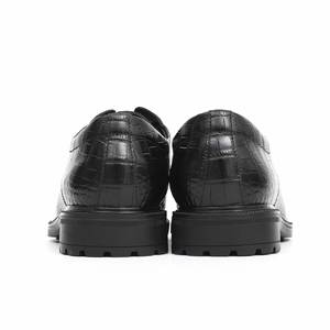 Zapatos Clásicos Negros con Hebilla Doble Monk para Hombre - Zapatos de Alta Calidad Hechos a Mano para Otoño, Casuales, de Oficina y para la Carrera Profesional, que Aumentan la Estatura - Product Image 6