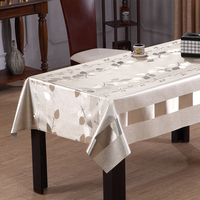 Nappe en PVC métallisé à micro-motifs RNPT Champagne, avec support tissé, imperméable et facile à nettoyer, pour table à manger