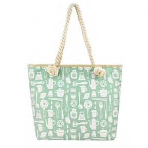 Sacs fourre-tout personnalisés avec logo sac à provisions pliable en toile recyclée/nylon/non tissé/jute/coton pour étudiants - Product Image 2