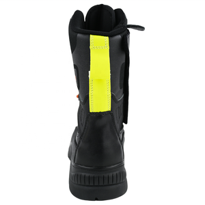 Professionnel Ignifuge Ignifuge En Cuir <span class=keywords><strong>Pompier</strong></span> Sauvetage Bottes De Sécurité - Product Image 4