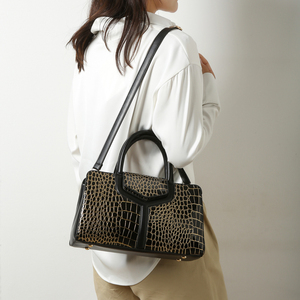 Sacs à main pour femmes en cuir de crocodile classique d'usine, sacs à main et portefeuilles personnalisés en PU, sacs fourre-tout pour femmes avec poche - Product Image 6