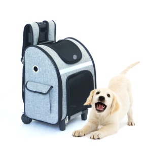<span class=keywords><strong>Sac</strong></span> de voyage <span class=keywords><strong>pour</strong></span> animal de compagnie, dispositif à roulettes <span class=keywords><strong>pour</strong></span> chiens et chats, approuvé <span class=keywords><strong>a</strong></span>érien, s'accroche sur les roues, cage, et maison <span class=keywords><strong>pour</strong></span> petits animaux - Product Image 2