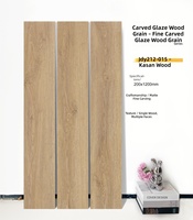 Carrelage en bois grainé mat 200*1200 mm, carrelage en céramique imitation bois antidérapant pour chambre à coucher, salon, balcon, mur et sol intérieurs