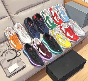 Zapatillas de lujo de diseñador originales y de alta calidad disponibles para dropshipping; calzado deportivo moderno y casual para hombres y mujeres. - Product Image 1