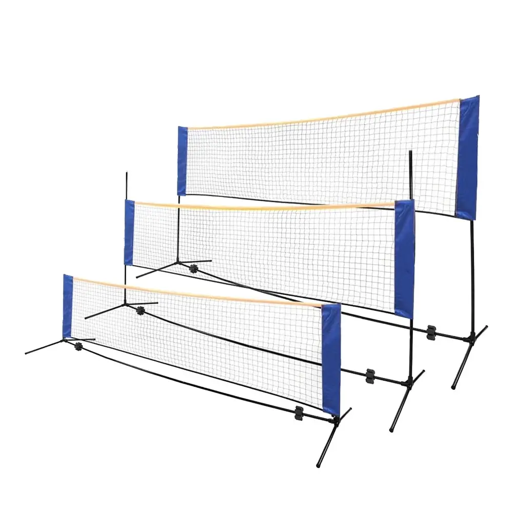 Verstelbare Hoogte Draagbare Volleybal Beach Voetbal Gazon Tennis Pickleball Net Set Outdoor Sport Badminton Netten Pole Post Stand