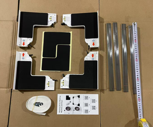 Kit de superposition robuste en acier pour lave-linge et sèche-linge avec patins anti-vibration pour l'organisation de la buanderie - Product Image 5