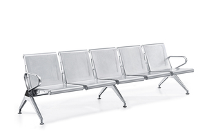 Silla <span class=keywords><strong>de</strong></span> <span class=keywords><strong>Espera</strong></span> Moderna <span class=keywords><strong>de</strong></span> 5 Plazas con Estructura <span class=keywords><strong>de</strong></span> Acero Inoxidable <span class=keywords><strong>de</strong></span> Alta Calidad, Duradera y Ecológica <span class=keywords><strong>para</strong></span> Uso en Aeropuertos, Hospitales, Hoteles y Escuelas - Product Image 2