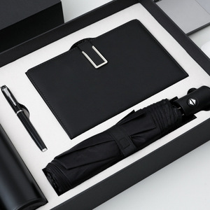 Luxury Business <b>Gift</b> Set With Umbrella Pen And Wallet In Black <b>Box</b> <b>Gift</b> <b>Box</b> Personalized Corporate Event Paper <b>Gift</b> Father's Day - Product Image 2