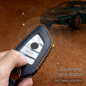 Nueva Funda de Cuero Crazy Horse para Llaves de Auto, Protectora para BMW Serie X1 X2 X3 X4, Venta al Por Mayor de Fábrica - Product Image 4