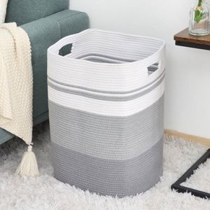 Wine Baskets <strong>for</strong> <strong>Women</strong> Under Sink Laundry Basket Pineapple <strong>Hamper</strong> Round Storage With Lids Bamboo Wickerwork Divided on Wheels - Product Image 4