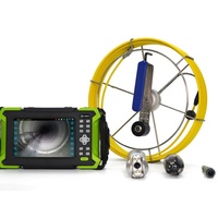 Caméra d'inspection de tuyaux industrielle HD 7 pouces avec vue à 360° °   Sondes articulées interchangeables de 6 mm/16 mm/37 mm et affichage en temps réel
