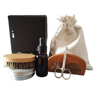 DISHI Private Custom Label Men's Beard Care Gift Set Kit de aseo de <span class=keywords><strong>barba</strong></span> para hombres - Product Image 1