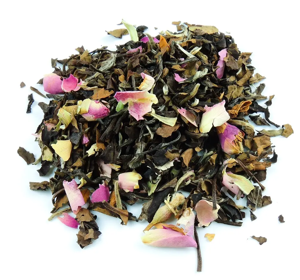 चीनी प्रीमियम मिश्रित सफेद चाय सौंदर्य Detox में गुलाब का फूल सफेद चाय ढीला थोक